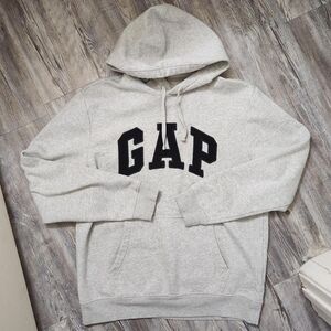 Light Grey GAP Hoodie with Black Logo